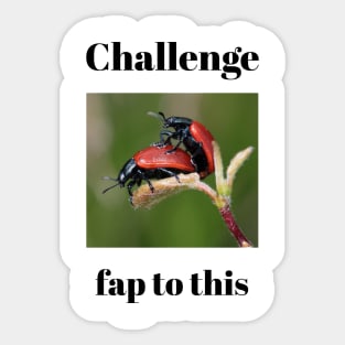 Fap Challenge Sticker